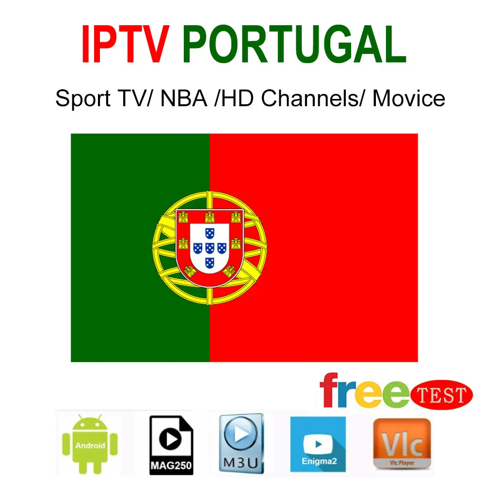 1 год подписки IP tv Португалия с Спорт ТВ НБА HD каналы m3u Enigma2 код для IP tv Smarters VLC Smart tv Box Android IOS