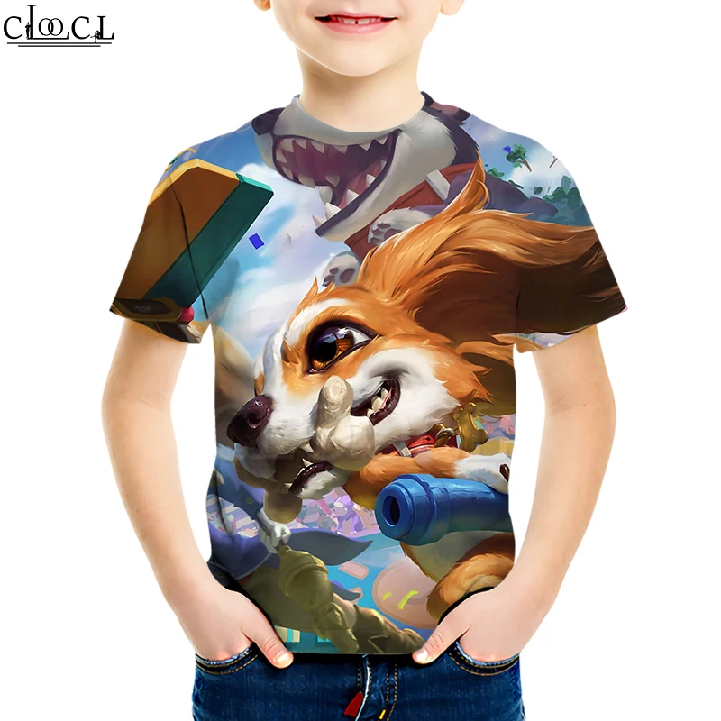  Game League of Legends Hoodie Boy Girl 3D Print Fuzz Fizz Sweatshirt Baby Daughter T Shirt Fashion 