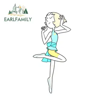 

EARLFAMILY 13cm x 6.4cm For Steven Universe Occlusion Scratch Car Stickers Sunscreen Decal Bumper Car Door Protector Decor