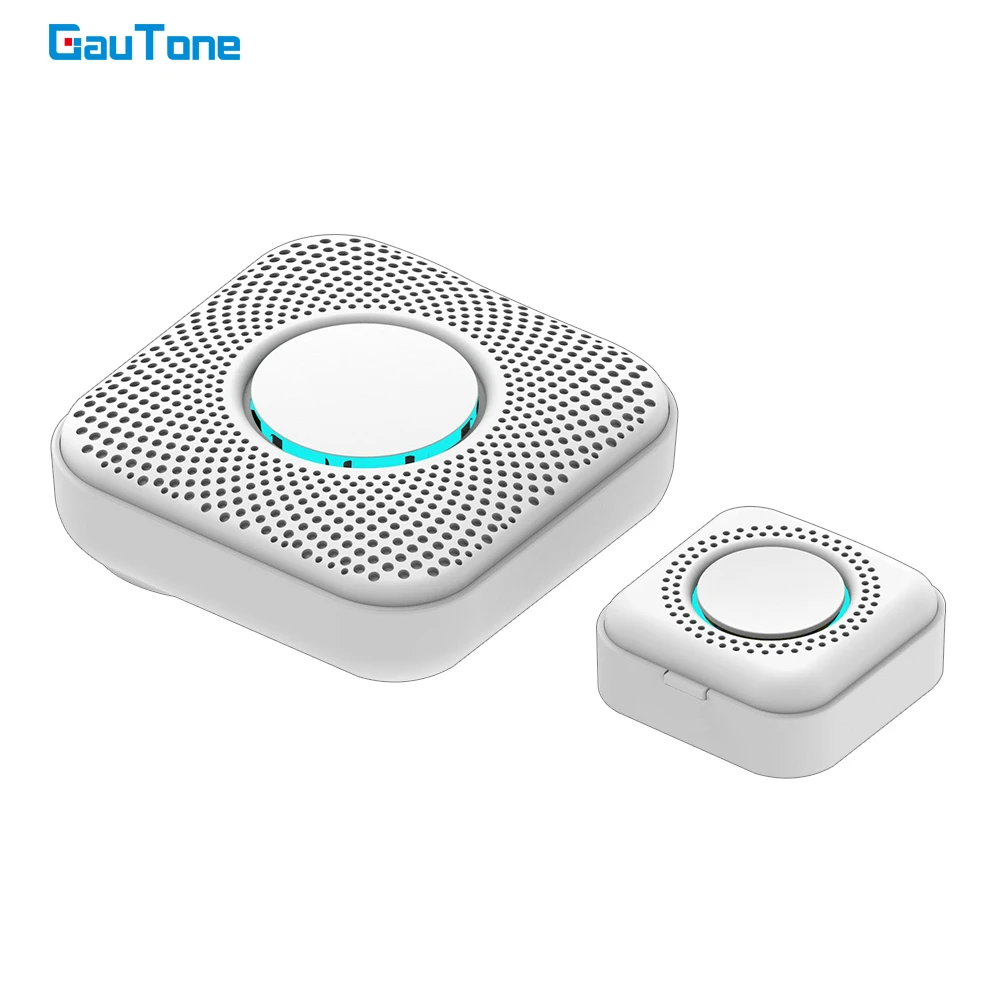 wireless gate intercom with camera GauTone PJ16 Home Welcome Doorbell 100m Remote EU US Plug LED Intelligent  Wireless Door bell Chime legrand video door phone