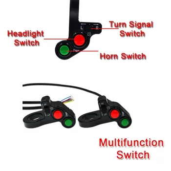 

3 In1 Switch Motorcycle Scooter Multifunction / Turn Signal+Horn +Headlight
