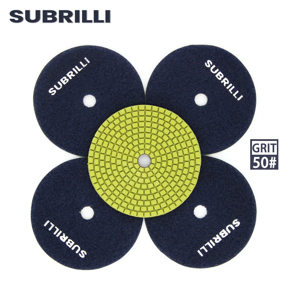 3/4/5 Inch Polishing Pad Diamond Tool Flexible Granite Concrete Sander Marble Stone Sanding Disc