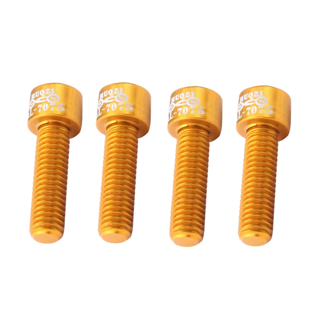 Perfeclan 12 шт. руль для велосипеда винт M5x17mm болт из сплава фиксированная шестерня