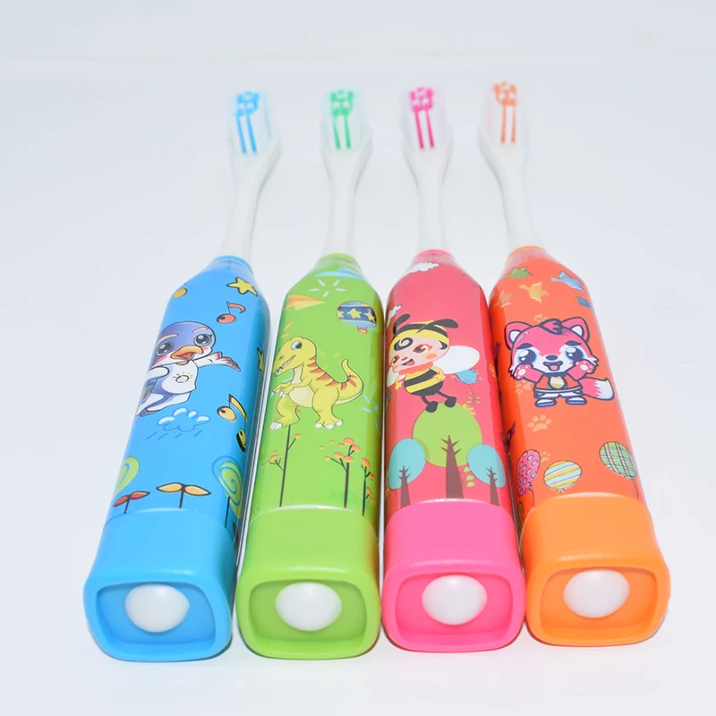 Children'S Cartoon Pattern Sonic Electric Toothbrush Creative Home Cute Wash Dry Battery Soft Fur Clean Electric Toothbrush Children'S Cartoon Pattern Sonic Electric Toothbrush Creative Home Cute Wash Dry Battery Soft Fur Clean Electric Toothbrush