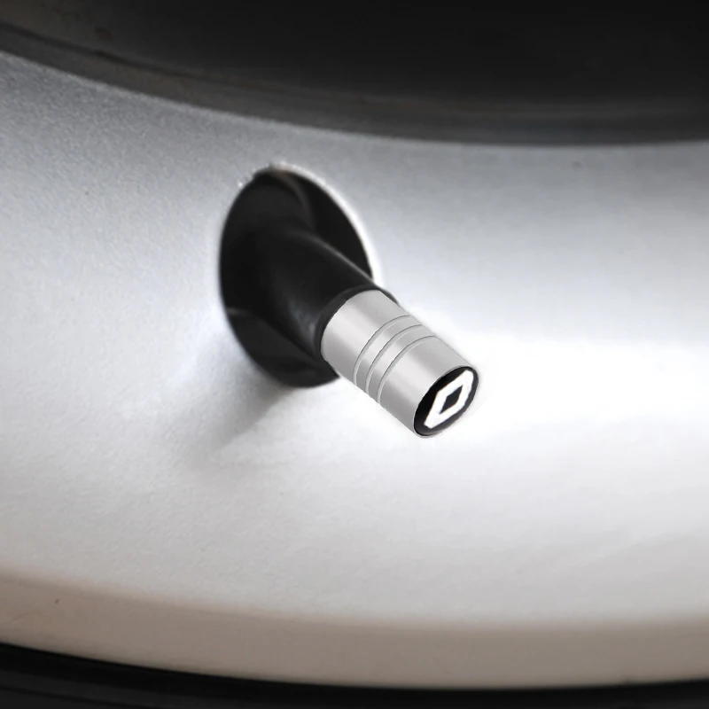 4 шт. колпачки для клапанов автомобиля логотип в стиле Renault Clio Laguna 2 Megane 3 Duster Logan Captur