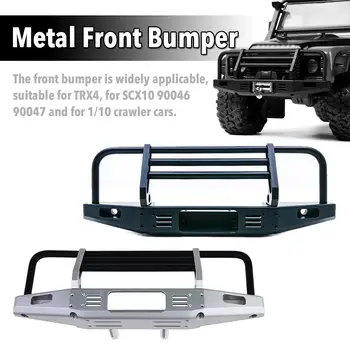

RC Car Front Bumper Anti-collision Simulation Metal Bumper RC Vehicle Accessories for TRX4 Axial SCX10 90046 90047 1/10 Crawler