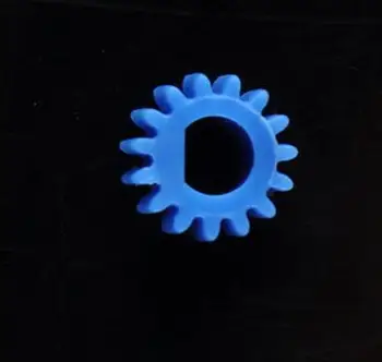 

20pcs 0.5M-15Teeths Inner Hole:4mm Plastic Spindle Gear D-shaped Hole Model Dolly Toy Accessories