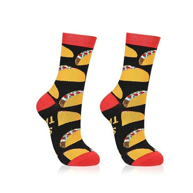 Рождественские носки унисекс для женщин и мужчин, забавные носки, зимнее теплое женское нижнее белье, повседневные женские носки с принтом, одна пара носков, аксессуары, подарок