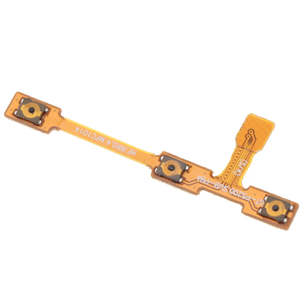 1pc Key Power On/Off and Volume Side Button Flex Cable Unit for Samsung Galaxy Tab 4 T530 T531 Replace Repair Assembly