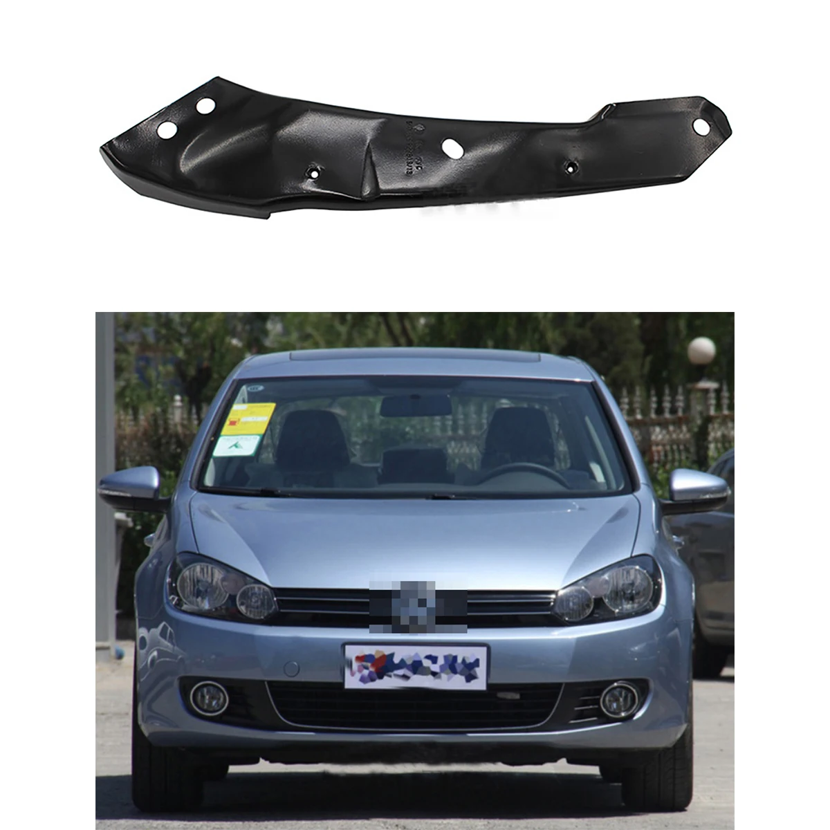 

Auto Left Right Upper Radiator Mount Bracket Support Core For VW Golf MK6 2009 2010 2011 2012 5K0806929B 5K0806930B