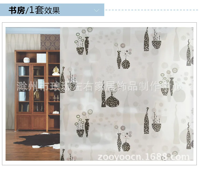 Zooyoo New Style Amazon Hot Selling Living Room Bathroom Decoration Glass Sticker Customizable Wholesale Waterproof Removable