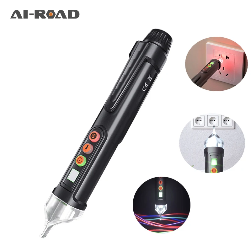 

Digital Voltmeter Intelligent Non-contact Pen Alarm Voltage Detector Meter Ac Voltmeter Tester Auto Tachometer DIY Toos