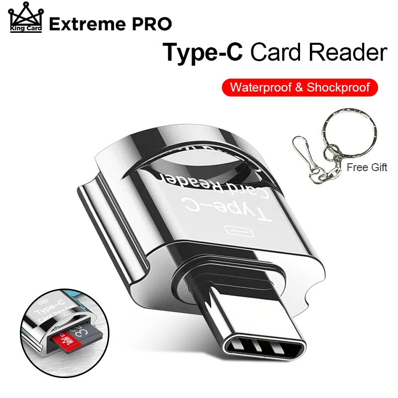 USB 3.0 High Speed Card Reader Micro-USB/Type-C Memory TF Micro-SD OTG Phone Adapter micro sd 16G 32G 64G 128G 256G | Компьютеры и