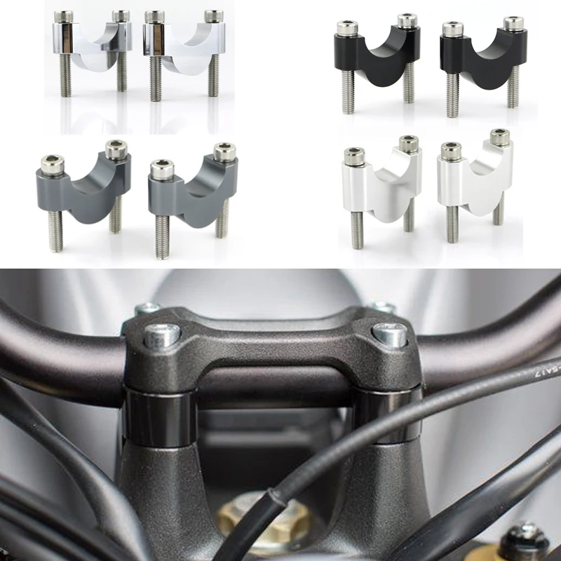 Per Ducati Multistrada 1000 620 7/8 "22Mm Riser Manubrio Mount Riser Moto Alluminio Triumph Trident 750 900 Trophy 1200