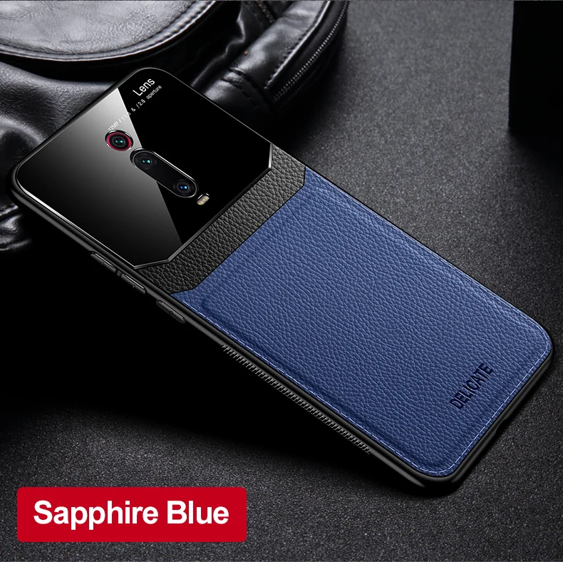 Ударопрочный чехол KEYSION для Xiaomi mi 9T Pro mi 9 SE 8 Lite кожаный чехол для задней панели телефона mi rror для Red mi Note 8 Pro 8 8a 7 K20