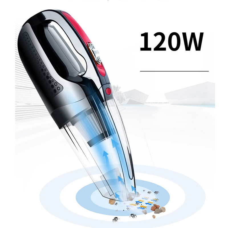 Ручной пылесос для сухой и влажной уборки портативный светильник ручной пылесос для домашней уборки домашних животных и автомобиля