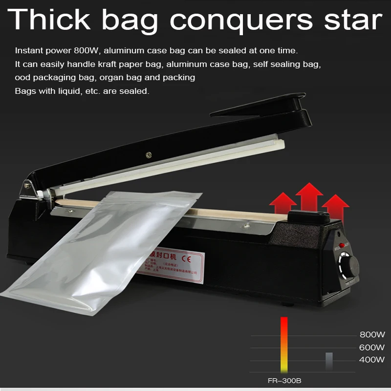 

High Power Manual Sealing Machine Plastic Aluminum Foil Bag Sealing Machine Small Household Commercial Moon Cake Heat Sealing