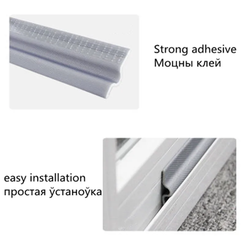 4M Self Adhesive Window Door Seal Strip mousse acoustic soundproof foam seal tape Weather Stripping gap Filler Window Hardware