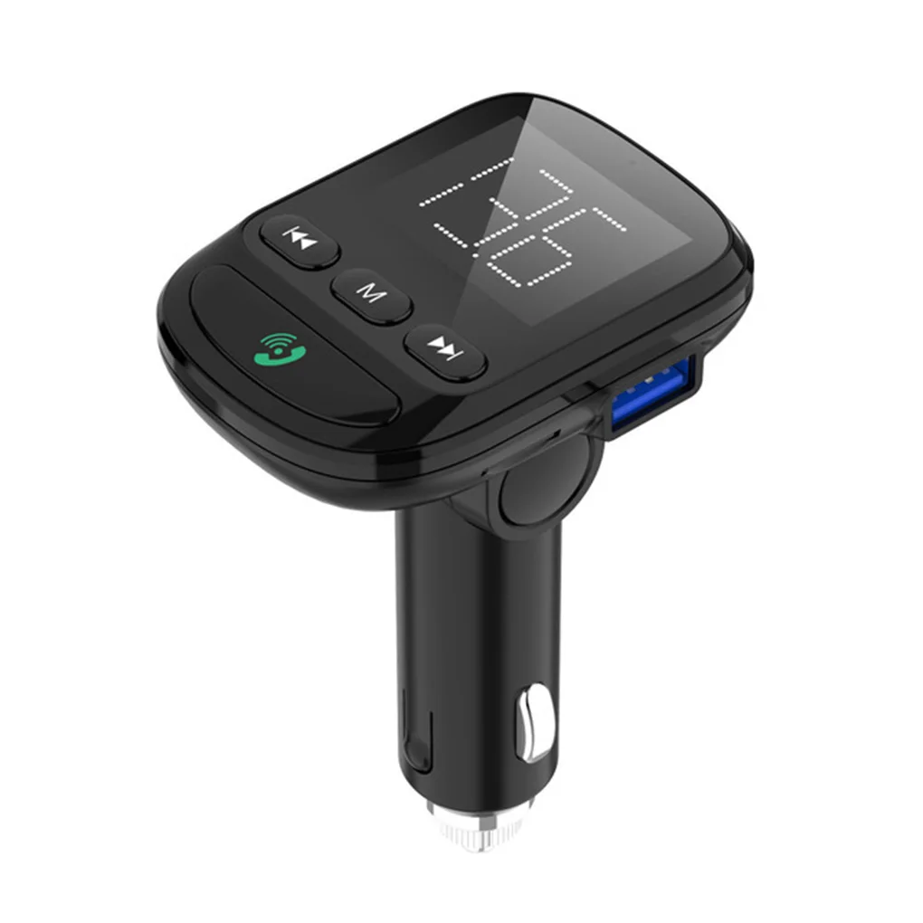 Автомобильный MP3-плеер без потерь музыка Bluetooth 5,0 FM передатчики модулятор с определением напряжения