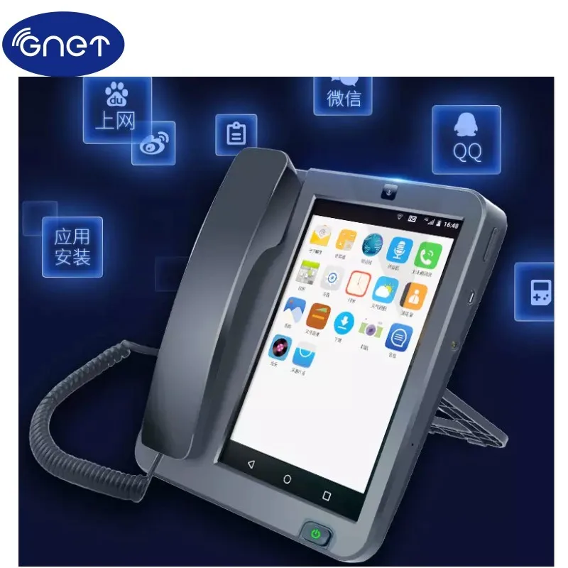 Hot Sale SIM Card GSM WCDMA LTE 4G Fixed Wireless Desktop Phone With Android System