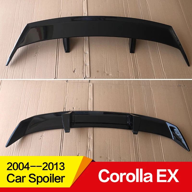 Использовать для Toyota Corolla EX спойлер 2004-2013 год ABS Пластиковый материал заднее декоративное крыло EX стиль GT Спортивные Аксессуары