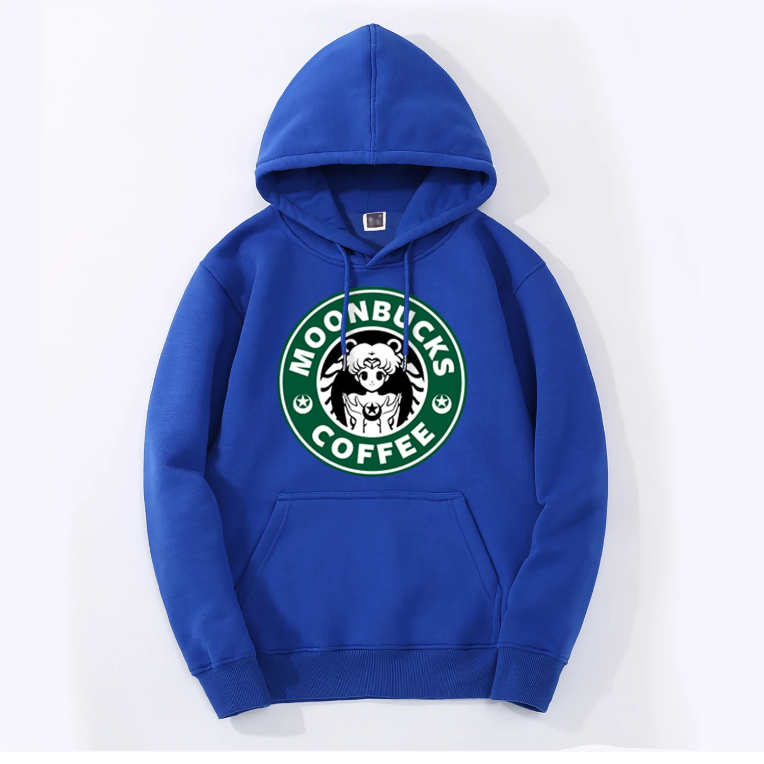 Японское аниме Сейлор Мун мужские толстовки MoonBucks новая весенняя зимняя флисовая Толстовка Harajuku толстовка хип хоп SailorMoon уличная одежда