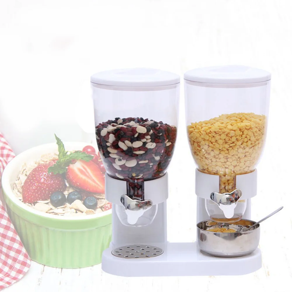 5L Multifunctional Pasta Cereal Dry Food Dispenser Storage Container Dispense Household Kitchen Machine Food Storge Bottles
