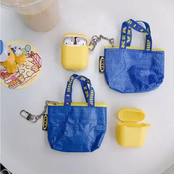 

Luxury Mini Purse Soft Silicone Cases For Apple AirPods 1 2 Earphone Pouch Bluetooth Earbuds For Air Pods 1 2 Cover Accessories