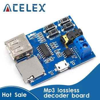 

TF card U disk MP3 Format decoder board module amplifier decoding audio Player