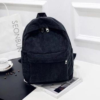 

Corduroy Backpack Men Women Backpack Large Capacity School Bag for Teenager Boy Girl Multipurpose School Backpack Travel Bag