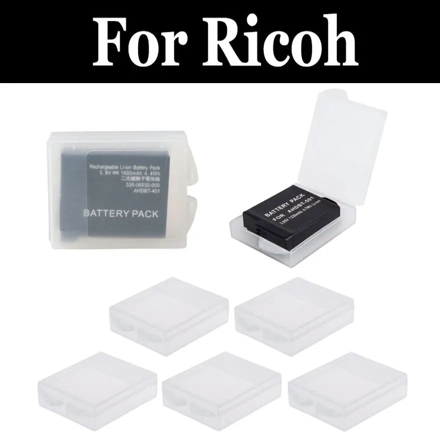 Scatola Di Immagazzinaggio Della Batteria Trasparente Di Vendita Calda Per Ricoh Cx3 Cx6 Cx5 G900 G700Se Cx4 Iv Gr Gr Ii Iii Gxr A16 Gr A12 P10