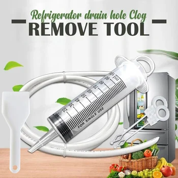 

New Fridge Drain Hole Remover Cleaning Tool Kit Reusable for Home Refrigerators Quick Clean Best Price