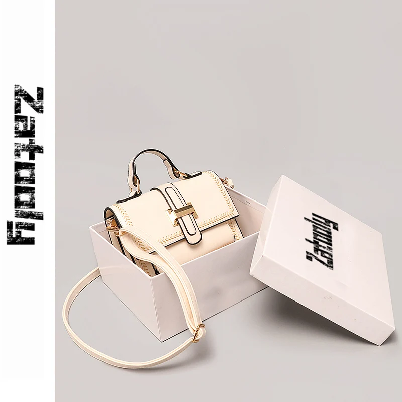 

The Latest Style In 2019, Fashionable French Mini-group High-quality Inclined Bag, Pure Color Bag, Simple Atmosphere