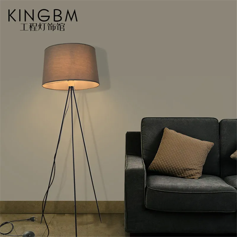 

American-Style Floor Lamp LED Simple Village Living Room Library Lighting Creative Design Restaurant Teapoy Table Tripod Floor L
