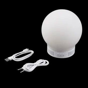 

Mini Wireless Speaker Magic Smart Lamp Bulb LED Light Alarm Music