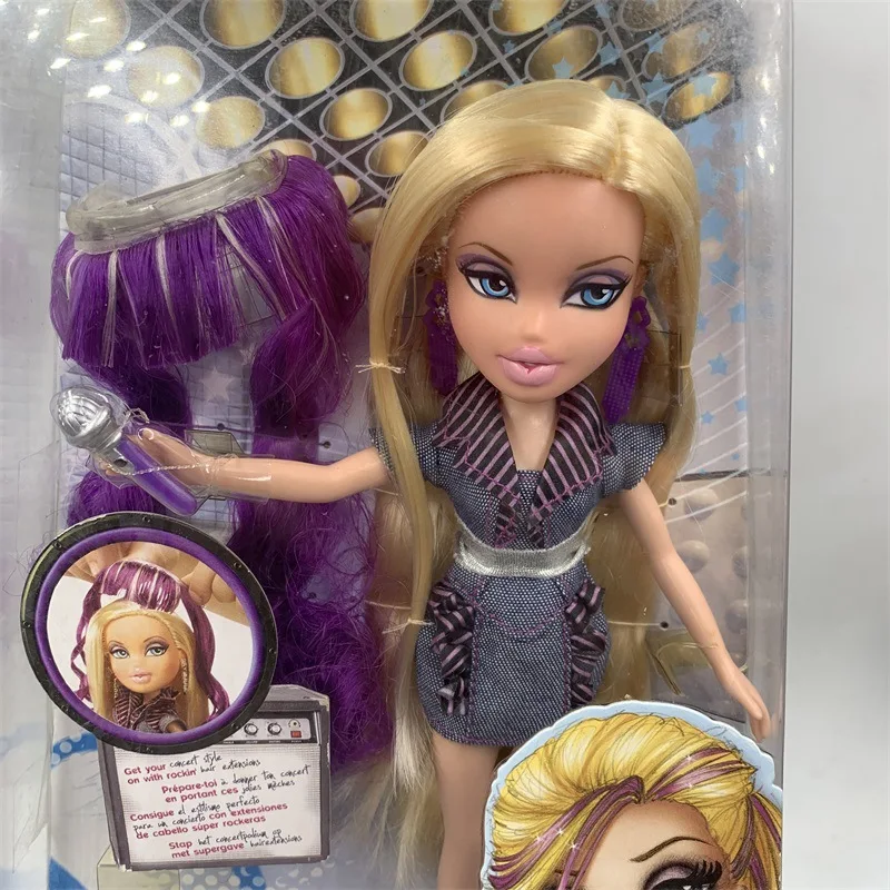 Оригинальная в коробке MGA BRATZ рок кукла YASMIN гитара кукла платье Кукла лучший подарок для девочки длинные волосы DIY Мечта игрушки для детей