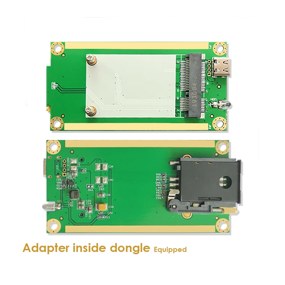 Dongle 4g Lte com Entrada para Cartão Sim Versão Global Mini Pcie para Usb tipo c Cartões para acréscimos - Imagem 3