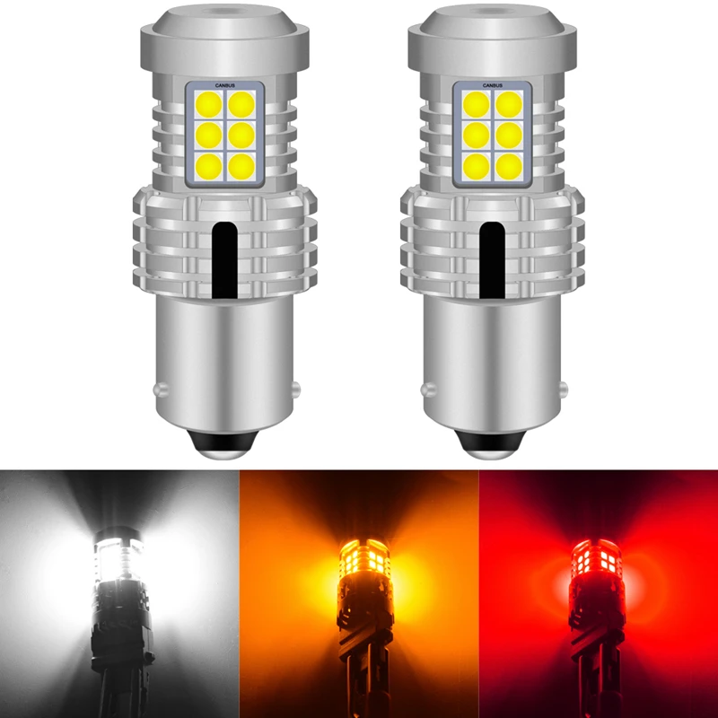 Katur 2 шт. 1156 Bau15s PY21W светодиодный светильник Canbus No Hyper Flash 7507 светодиодный светильник сигнала поворота Янтарный Желтый встроенный резистор без ошибок