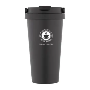 

Portable Thermal Cup Coffee Mugs 500ml Fashion Insulation Water Bottle Travel Mug Vacuum Flasks Stainless Steel for Home Travel