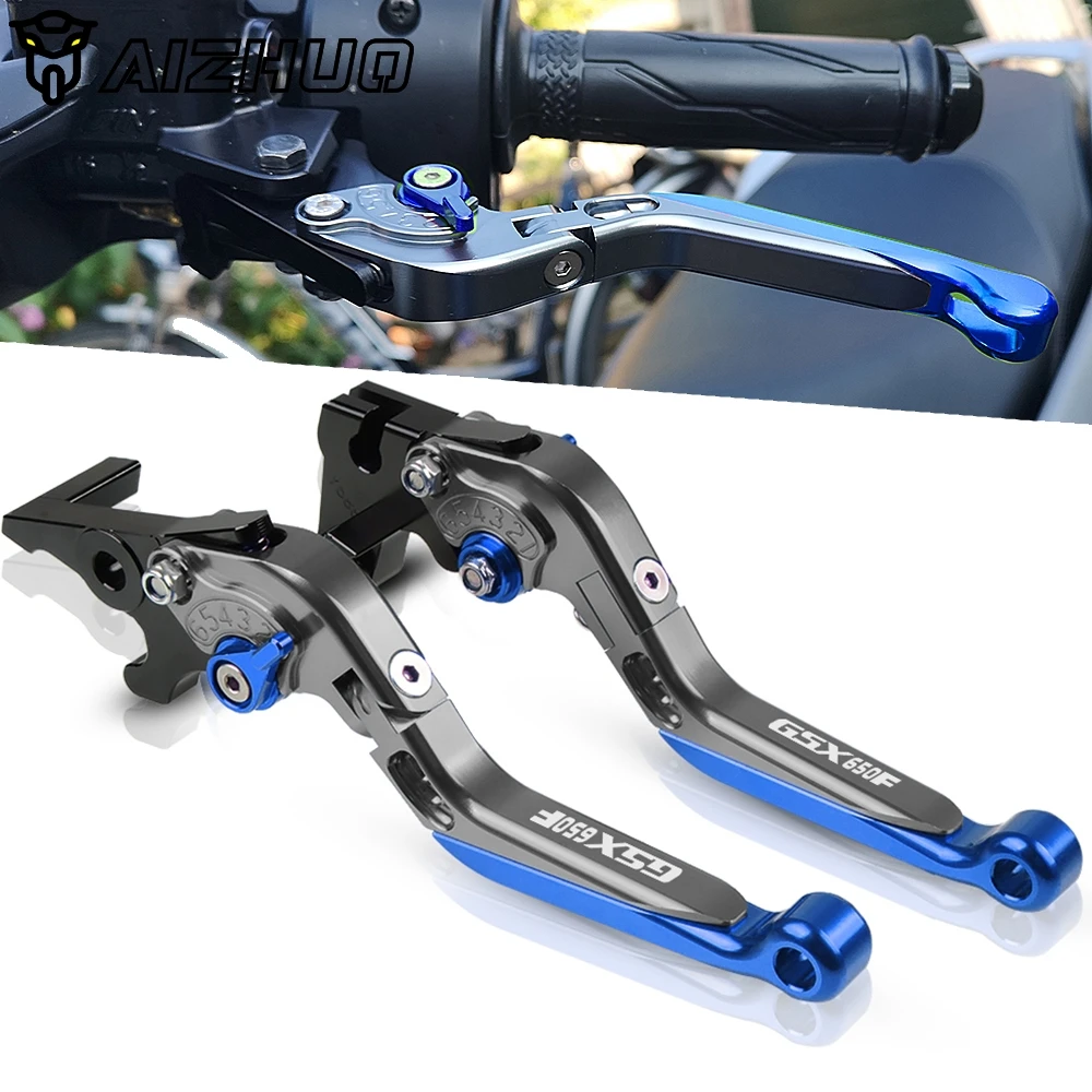 Motorcycle CNC Adjustable Folding Brake Clutch Levers For SUZUKI GSX650F GSX650 F 650F GSX 650 2008-2015 2014 2013 2012 2011 | Автомобили