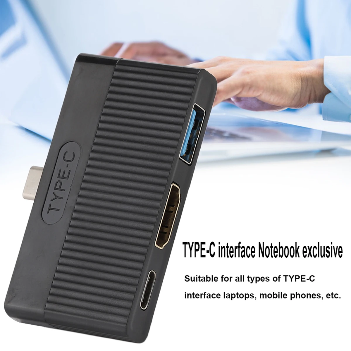 SOONHUA 3в1 док-станция usb-хаб USB-C к HDMI USB3.0 PD док-станции type-C концентратор адаптер многофункциональный конвертер