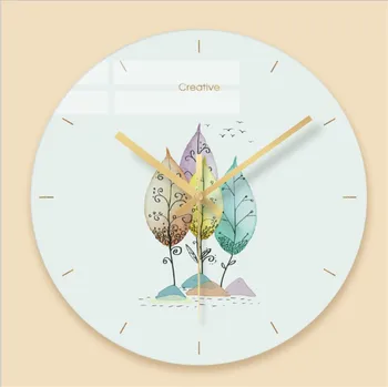 

Europe Creative Simple Fashion Wall Clock Living Room Europe Modern Art Clock Restaurant Bedroom Personality Mute L