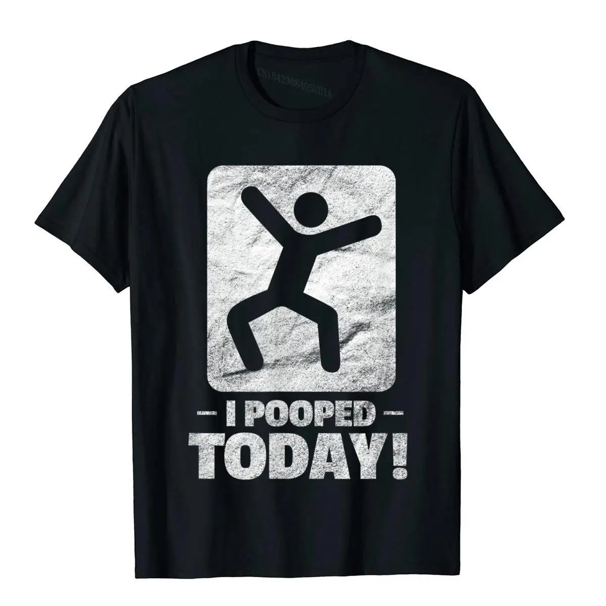 I Pooped Today Adult Humor Funny Saying Sarcastic T-Shirt__A11709black