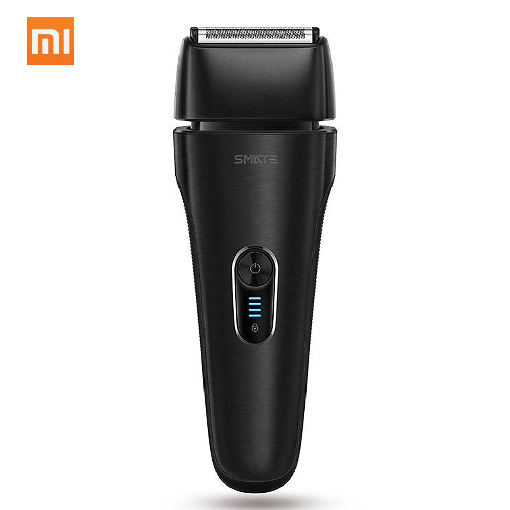 Электробритва SMATE для Xiaomi Razor Mijia, возвратно-поступательная бритва, Мужская бритвенная машина, четыре лезвия, моющиеся, быстрая зарядка, с щеткой