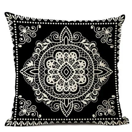10 Геометрический, ацтекский чехол для подушек богемное художественное украшение для дома модный диван Подушка 45*45 см автомобиль офис кофе постельное белье - Цвет: 10