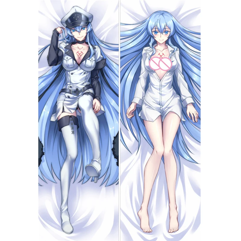 Горячее аниме Akame ga Kill! Наволочка с персонажами сексуальной девушки &amp esdeath