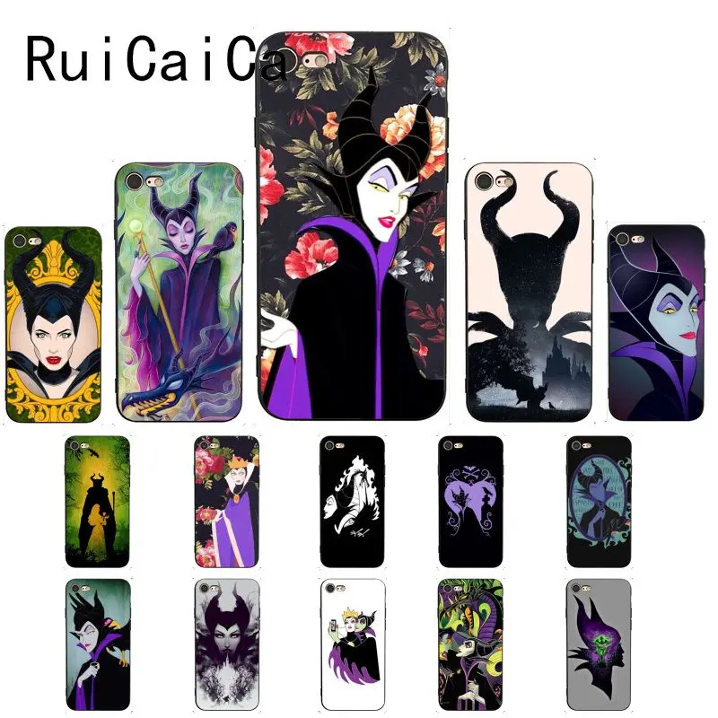 

Ruicaica he witch maleficent TPU Soft Silicone Phone Case Cover for iPhone X XS MAX 6 6s 7 7plus 8 8Plus 5 5S SE XR