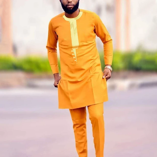 Musa Embroidered Dashiki Outfit