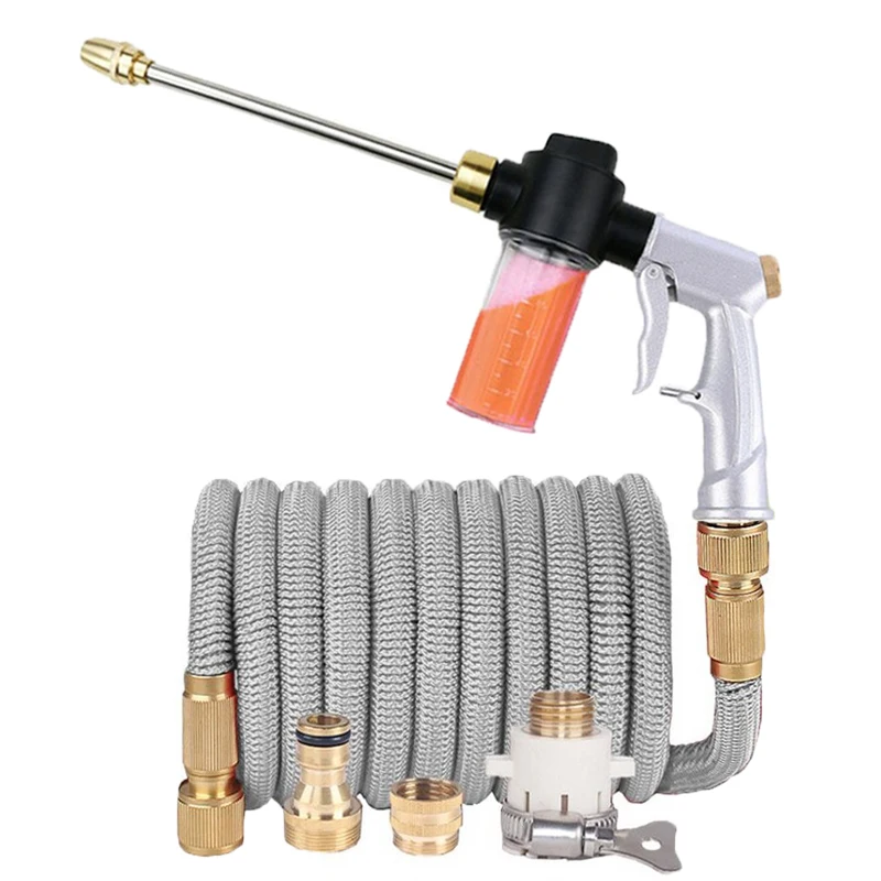 Expandable Garden Water Hose Flexible Magic Hose High Pressure Car Wash
