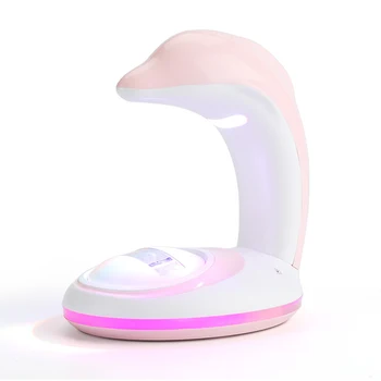 

Battery Operated Rainbow Dolphin Children Bedroom Lamp Cute Night Light Party USB Rechargeable Projector